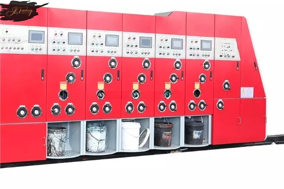 Corrugated Cardboard Flexo Water Ink Printer Slotter Die Cutter Carton Box Make Package Machine